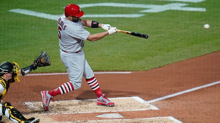 Pujols adds 2 more RBIs before early exit as Cardinals beat Pirates 8-7 in 10 innings