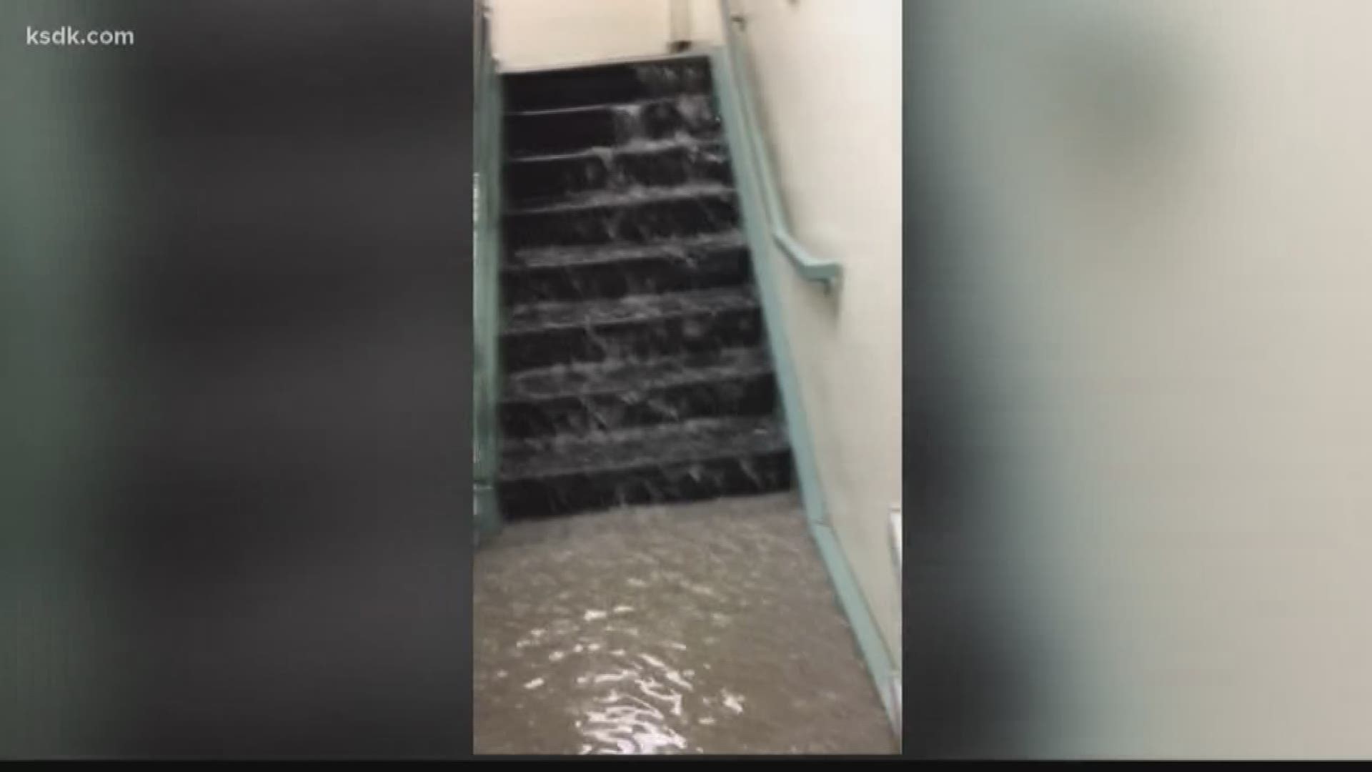 Pipe burst in Normandy apartment leaves residents high and