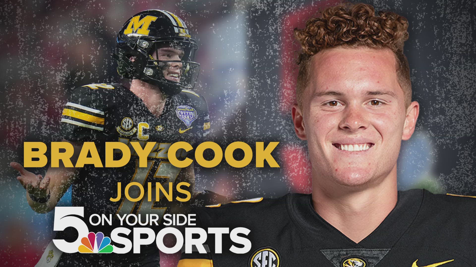 Mizzou quarterback Brady Cook is joining 5 On Your Side! He will join Frank Cusumano during the football season on Sports Plus.