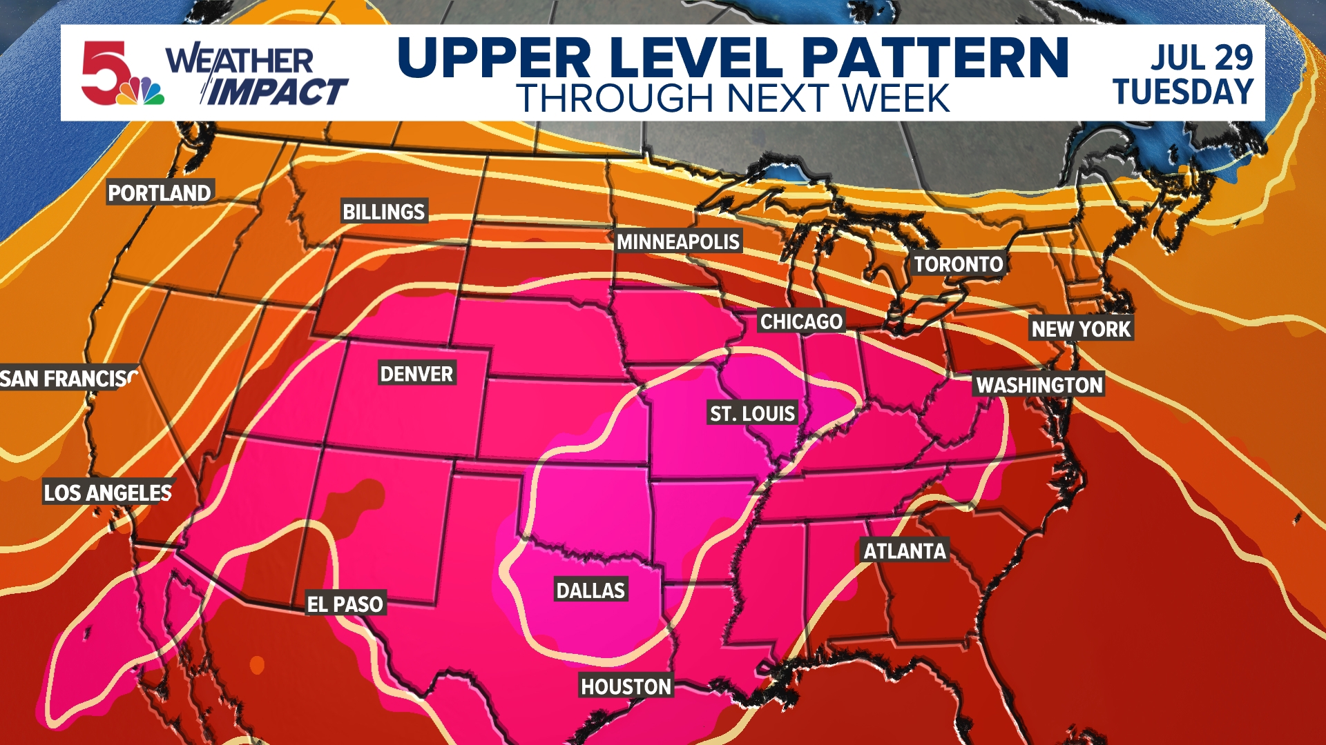 High pressure brings extreme heat and humidity this week | ksdk.com