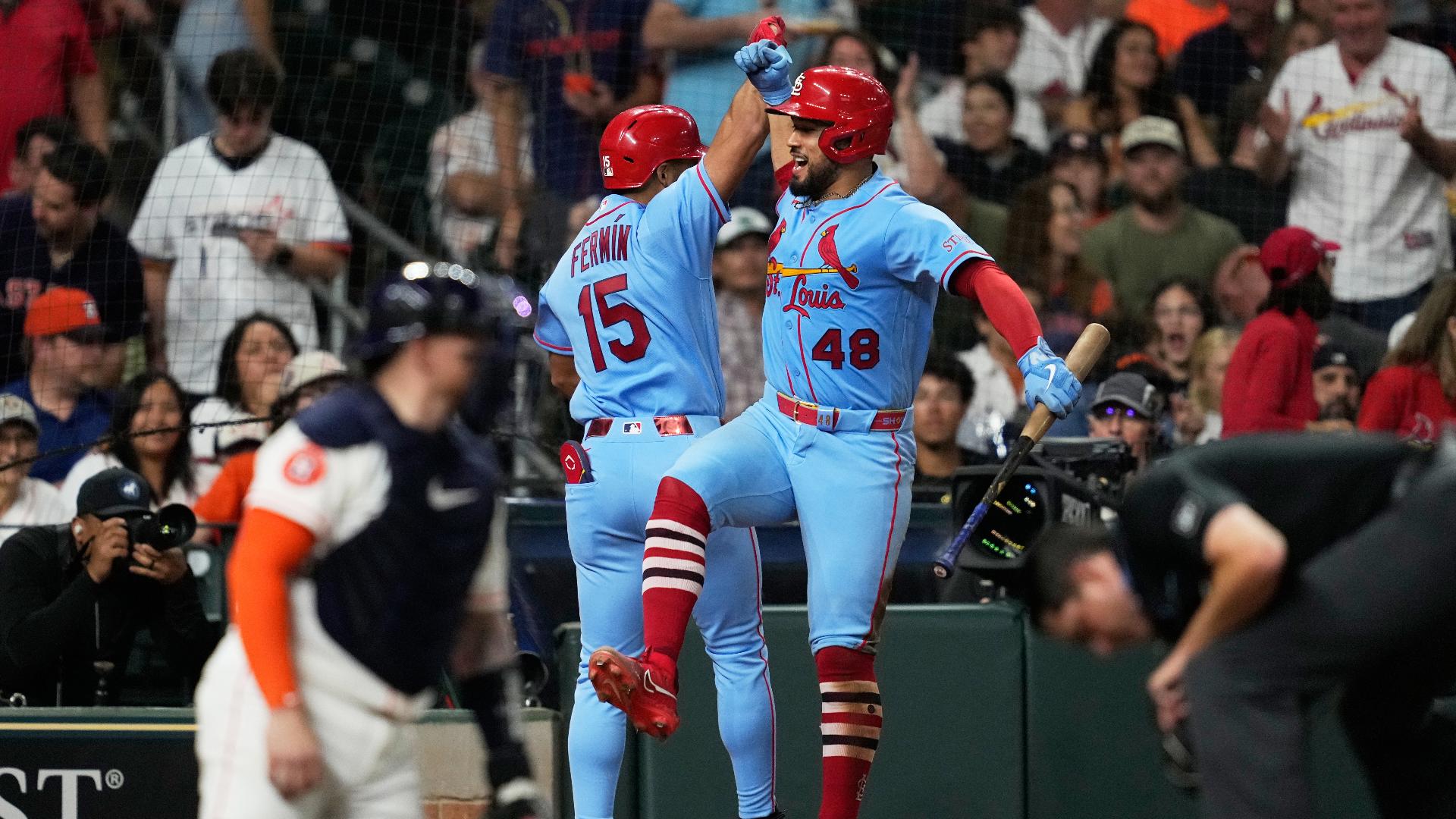 Cardinals win 4th game in a row against Astros after 7-5 victory | ksdk.com