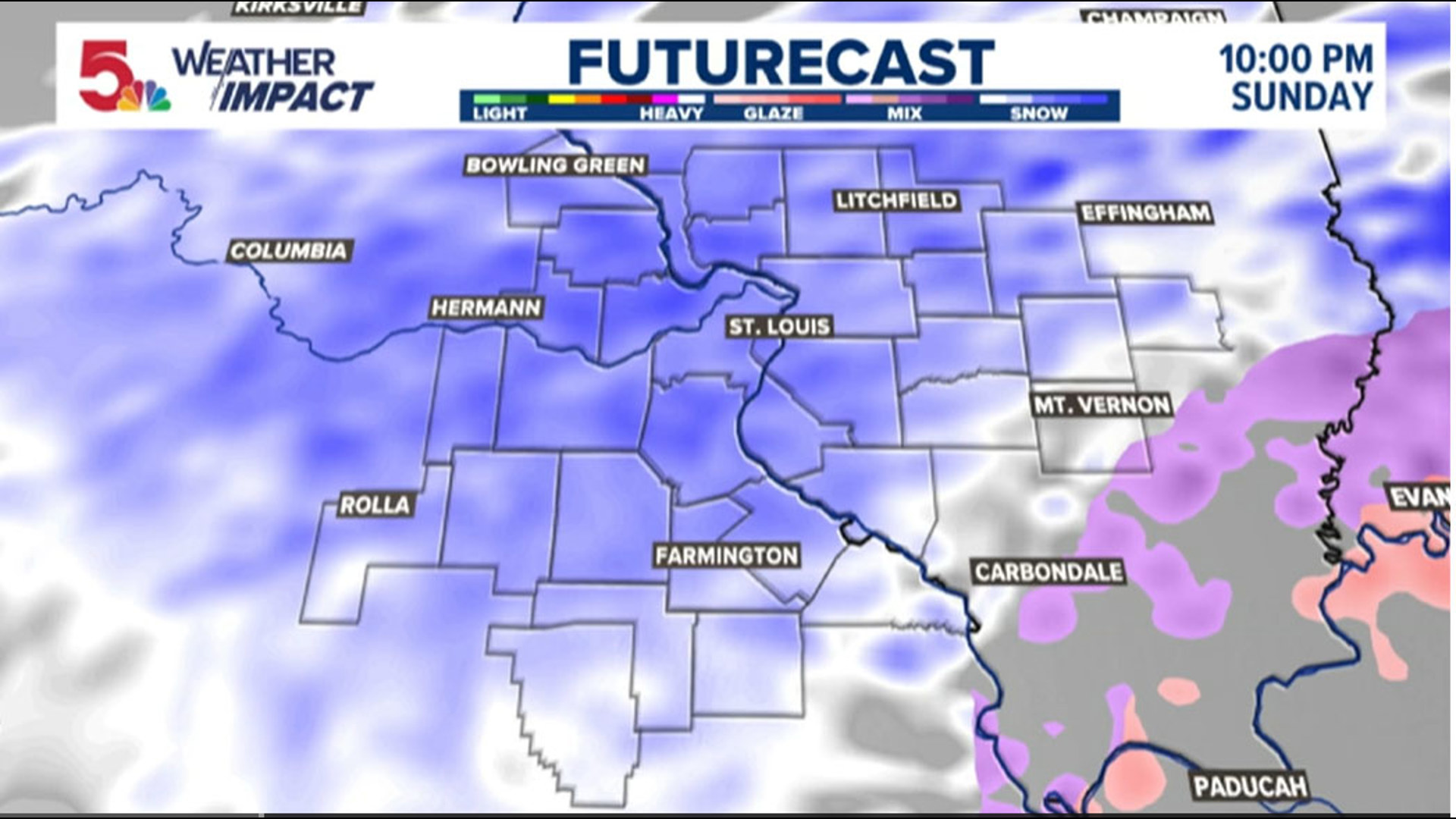 Heavy snow and icy mix to create hazardous road conditions in St. Louis ...