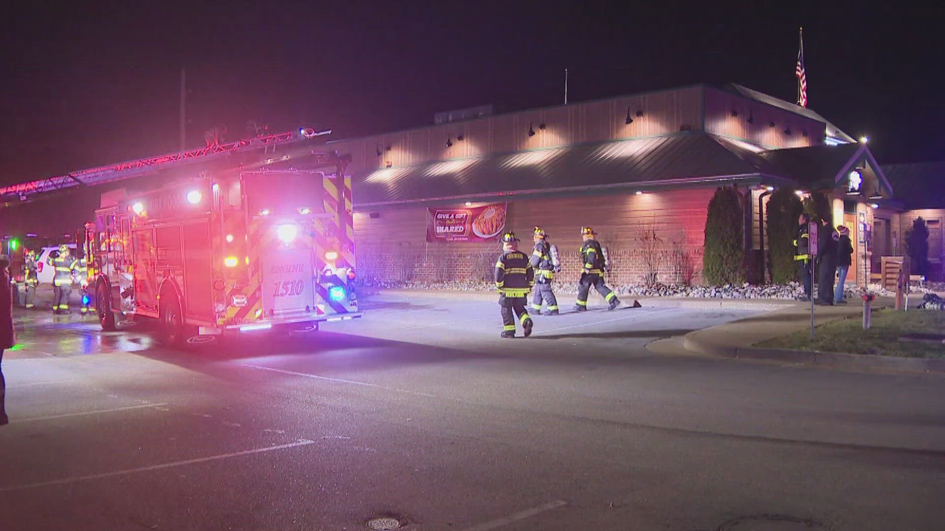 A small fire broke out in the kitchen and spread to the roof of Texas Roadhouse in Kirkwood. The restaurant will be closed for the next few days.
