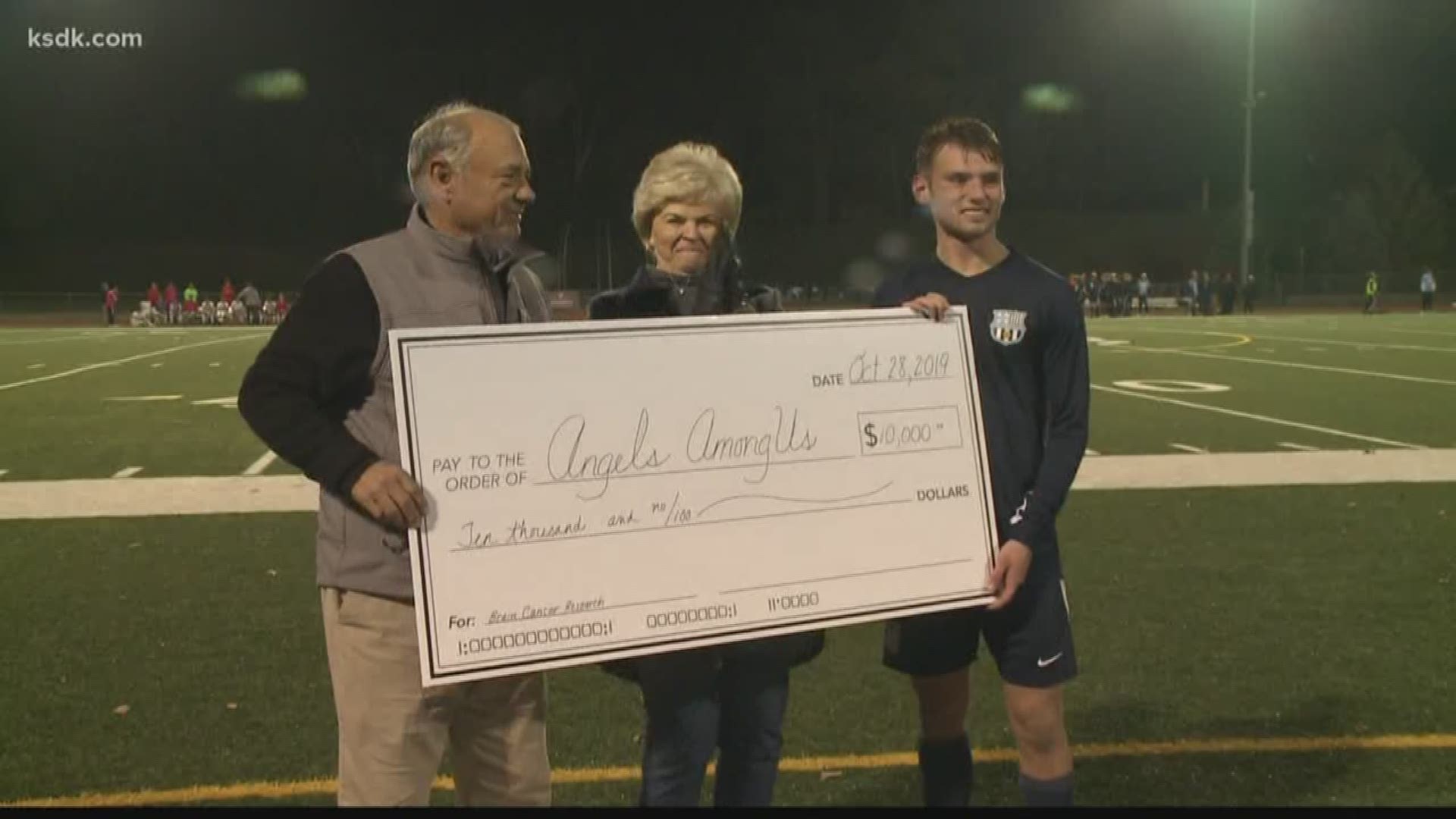 St. Dominic senior Clay North raised $10,000 for brain cancer research as his Senior Service Project became personal.