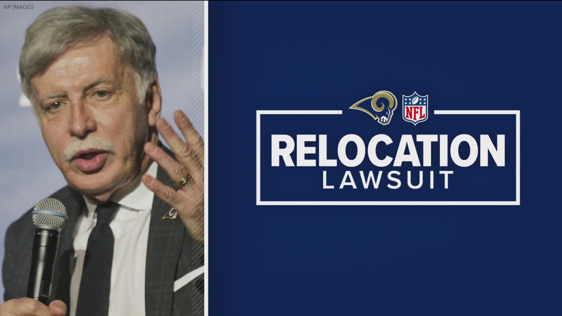 5 On Your Side's Frank Cusumano reports the St. Louis team and the NFL and Rams owner Stan Kroenke agreed to settle the lawsuit. The settlement is $790 million.
