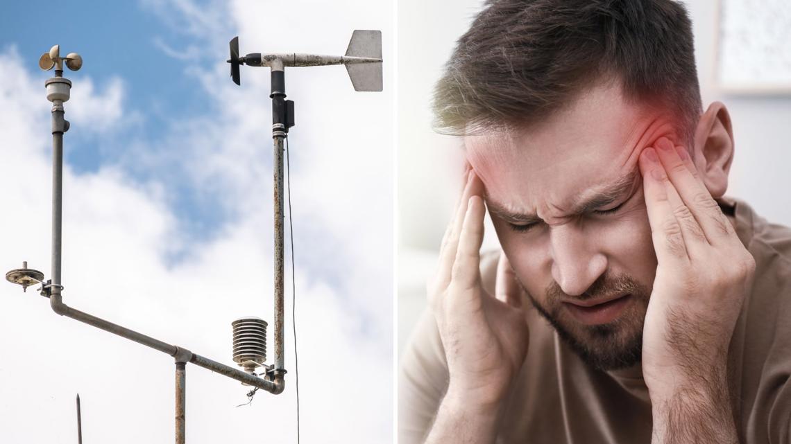Record-low air pressure in St. Louis Tuesday may worsen migraines and