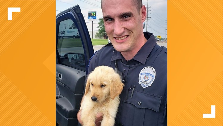 O Fallon Missouri Police Officer Rescues Stolen Puppy Ksdk Com