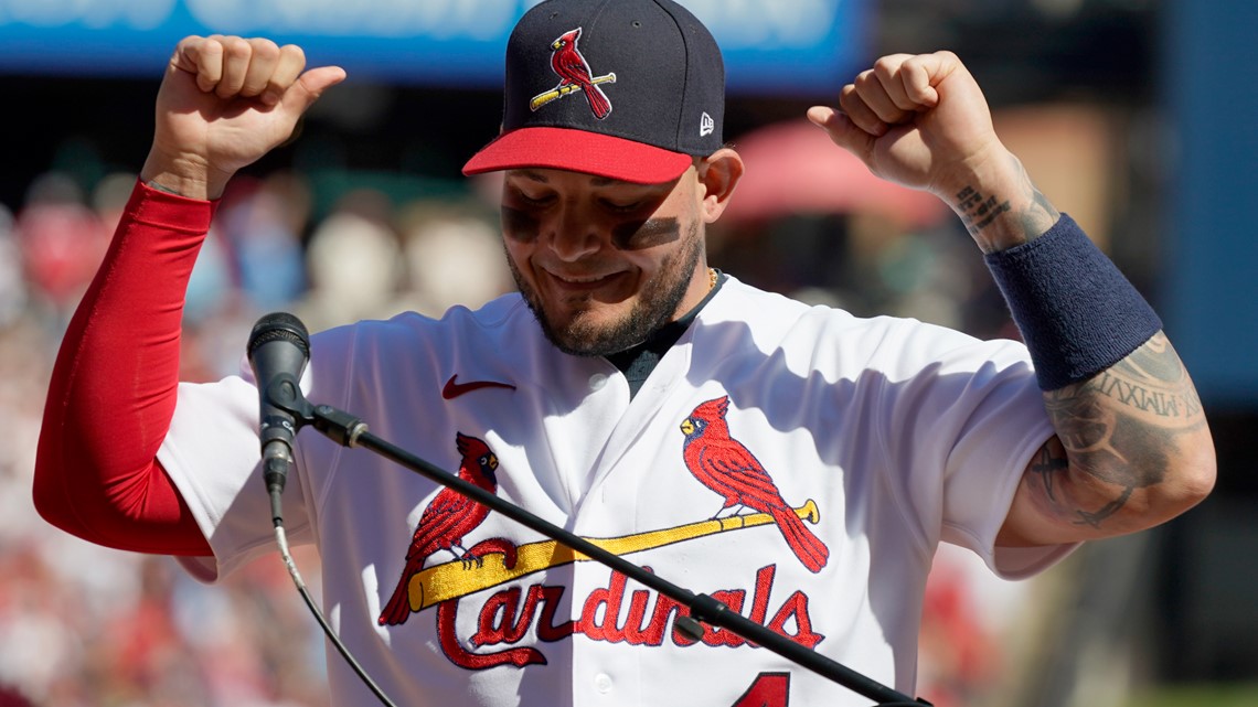 Cardinals honor Albert Pujols, Yadier Molina and Adam Wainwright