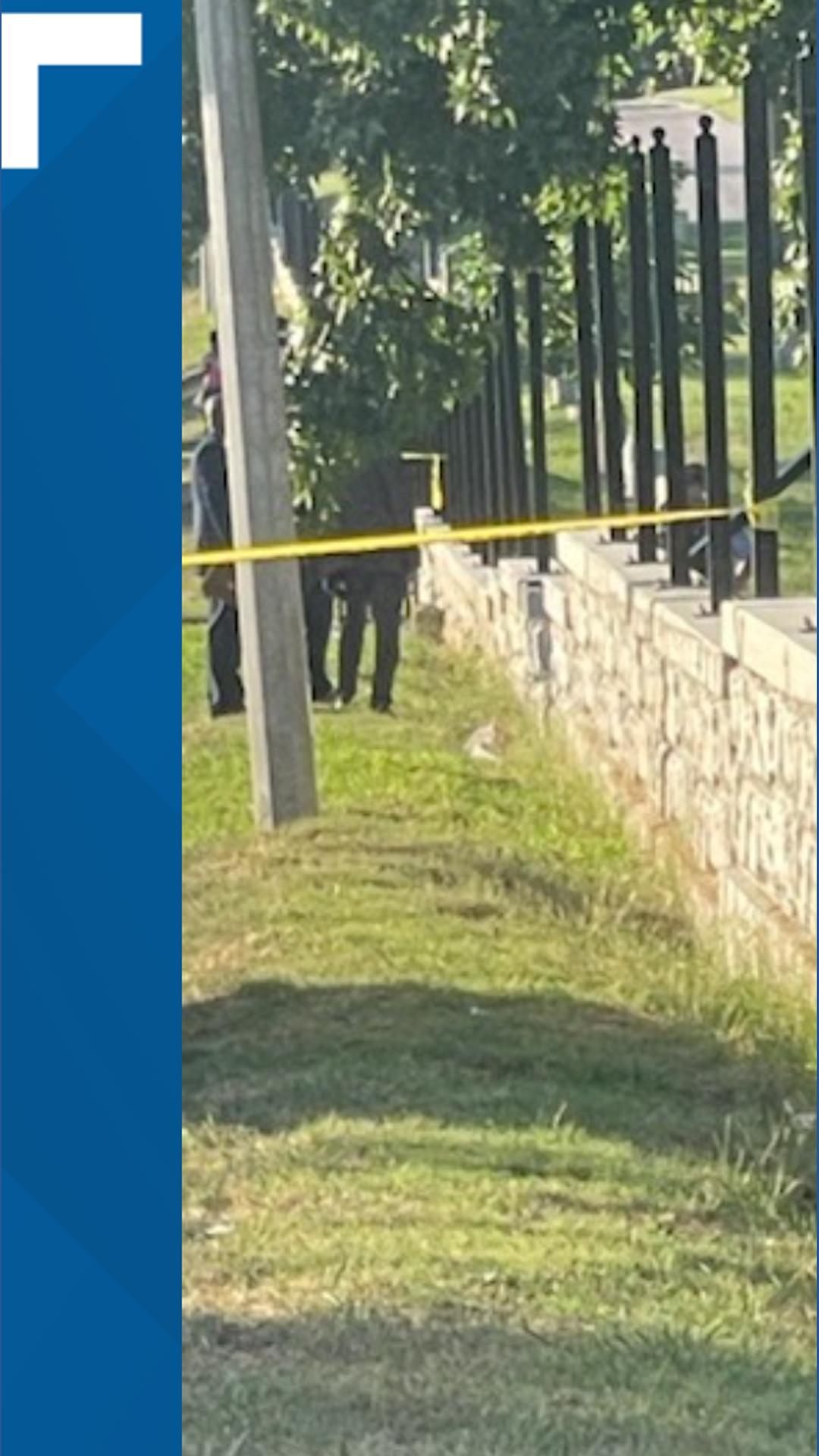 Man shot, killed in north St. Louis; car crashed into cemetery | ksdk.com