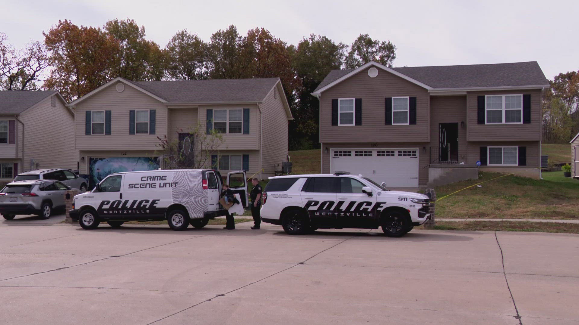 Police said two juveniles were at the home on Katie Lynn Court when they found the woman fatally shot.