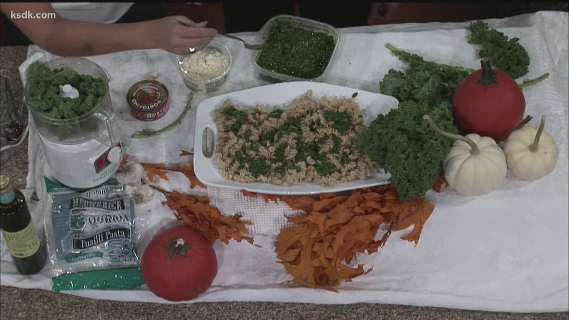 Hayley Sohn of Basically It Meals shared a recipe for her very own gluten free Kale Pesto Pasta.