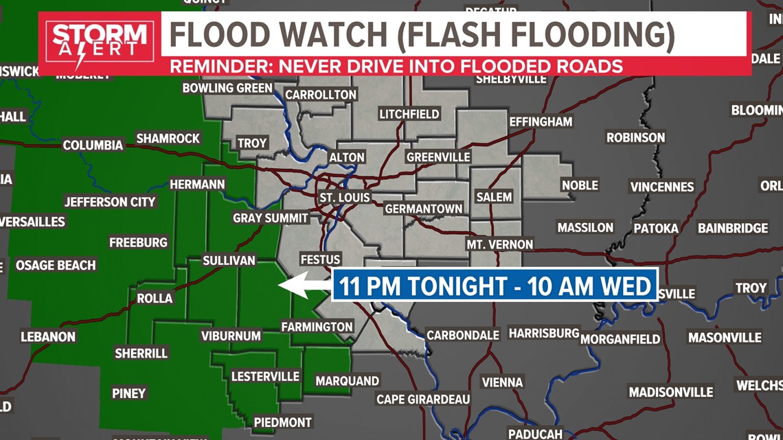 Rounds of heavy rain are possible in St. Louis - Vimarsana News