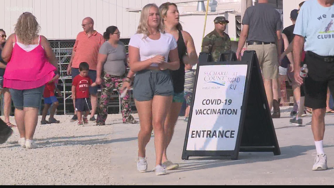 St. Charles County Health Department spends hours at county fair, but has no takers for COVID-19 vaccine - KSDK.com