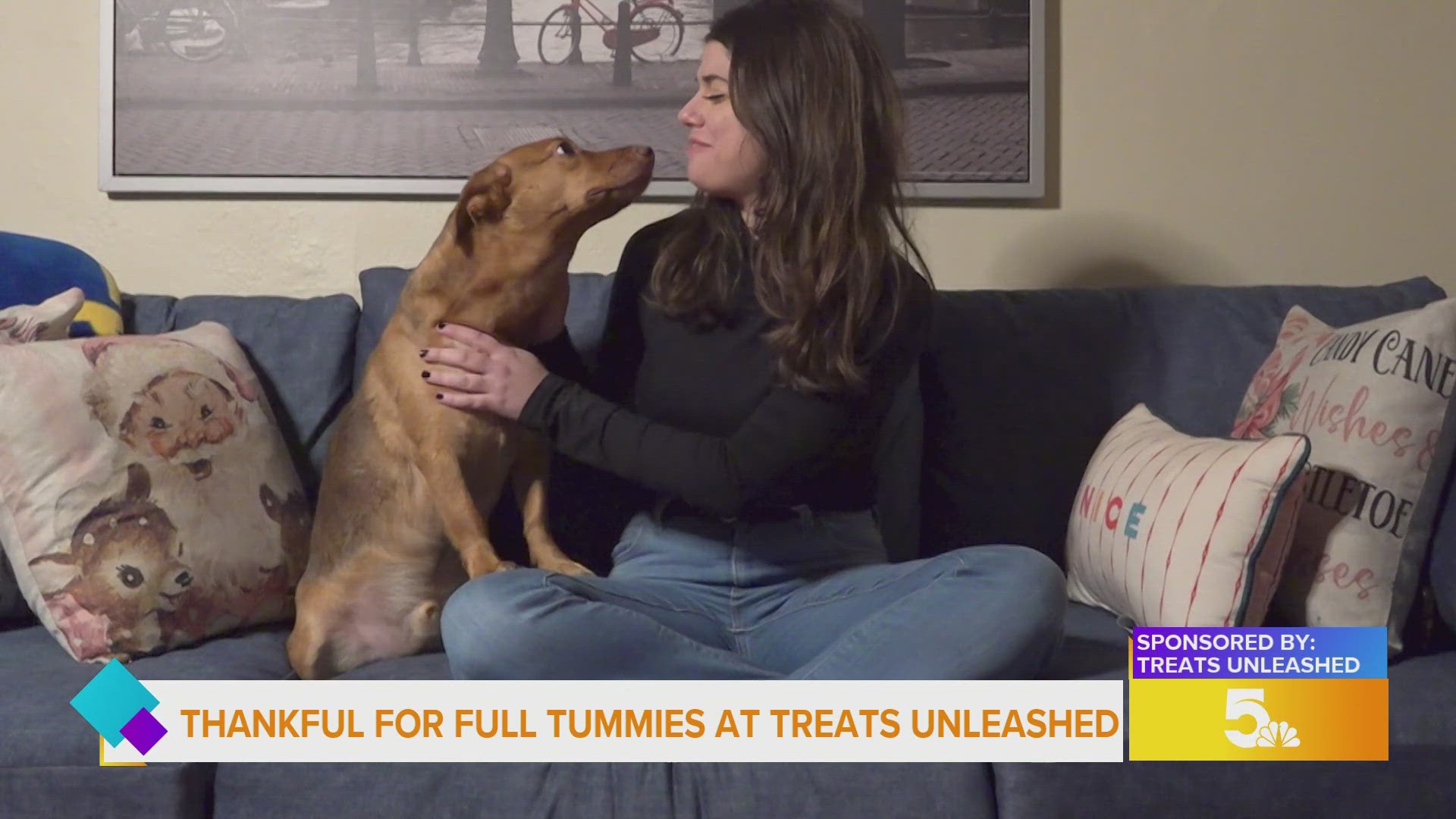 Mary Thaier and her pup Max have all the details on Treats Unleashed Thanksgiving dinner and weekend sales.