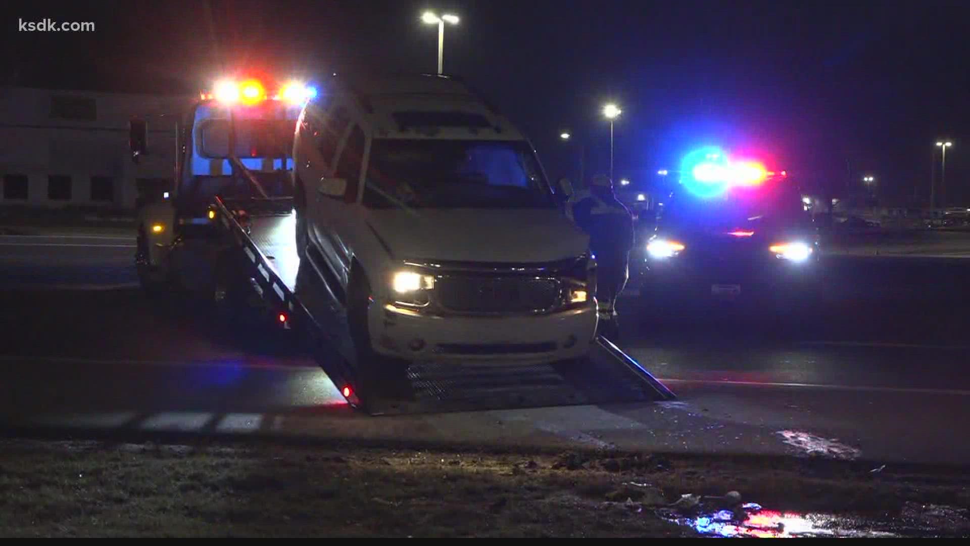 A St. Charles County sheriff’s deputy was seriously injured after being hit by a car during a traffic stop early Wednesday morning.
