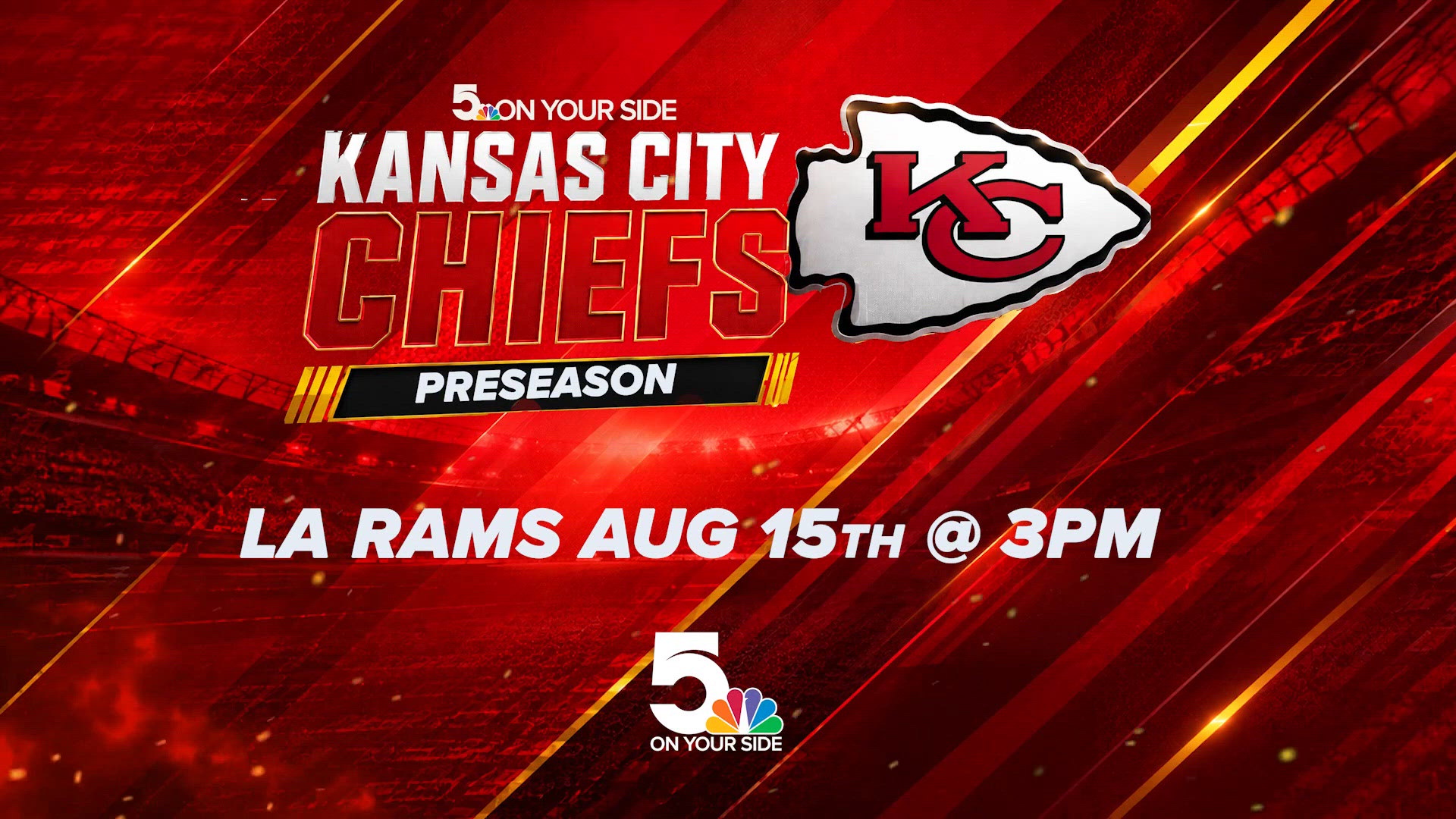 KSDK to broadcast all Kansas City Chiefs preseason games for free