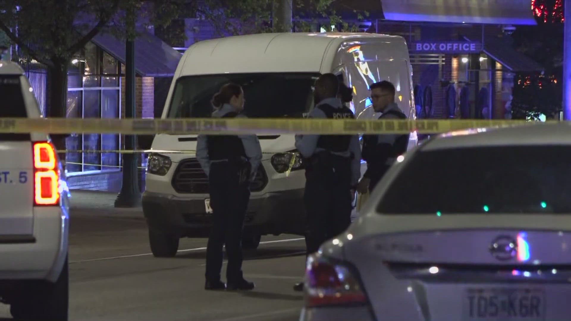 At least one person was killed in a double shooting early Thursday morning in the Delmar Loop. Police said one victim was shot in the back and another in the chest.