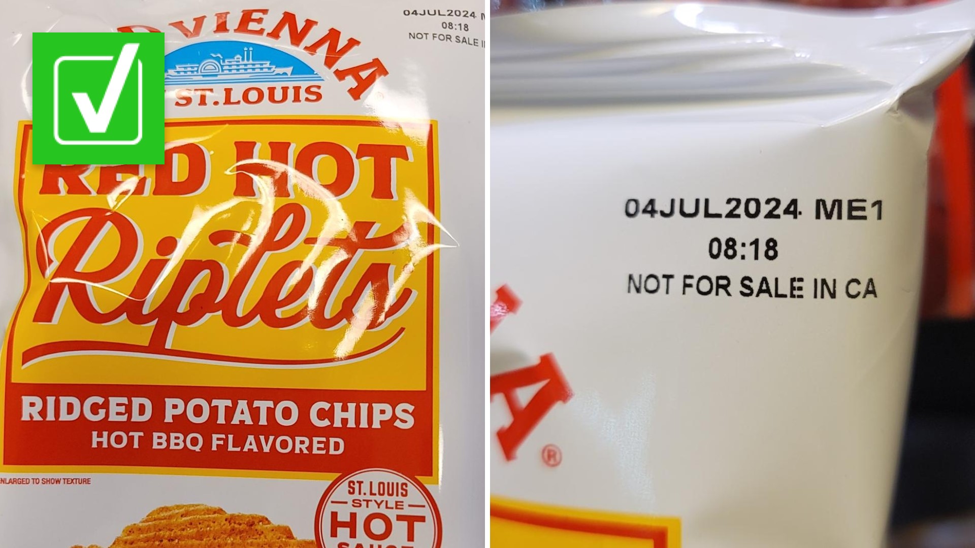 The state requires all foodstuffs that have certain chemicals to provide warning labels. The St. Louis chip maker refused to add the warning to its bags.
