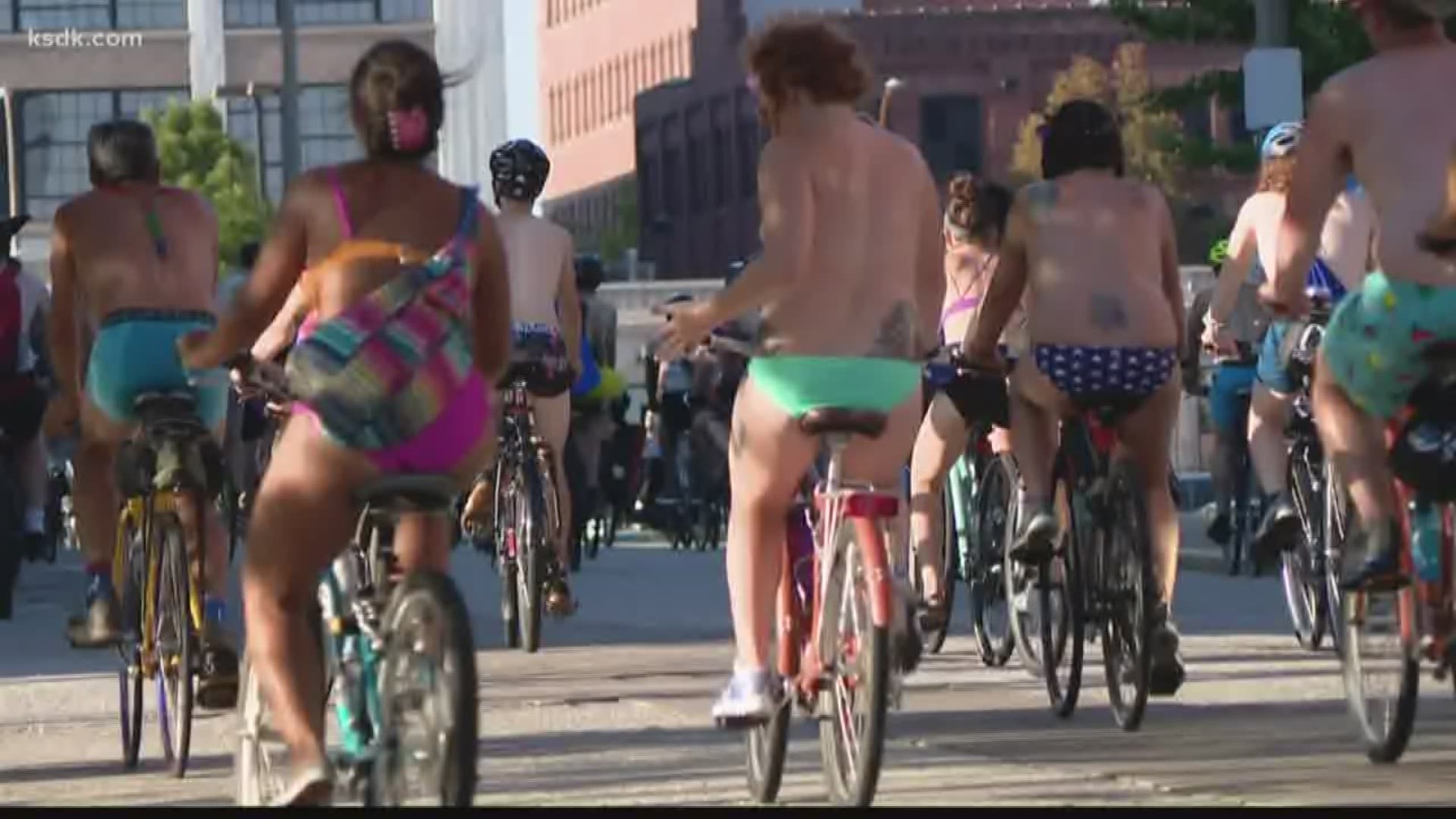 A ride that was supposed to be fun ended up becoming a targeted event. More than 1,000 cyclists came out for the World Naked Bike Ride in south city. But for the first time, they saw something that’s never happened before.