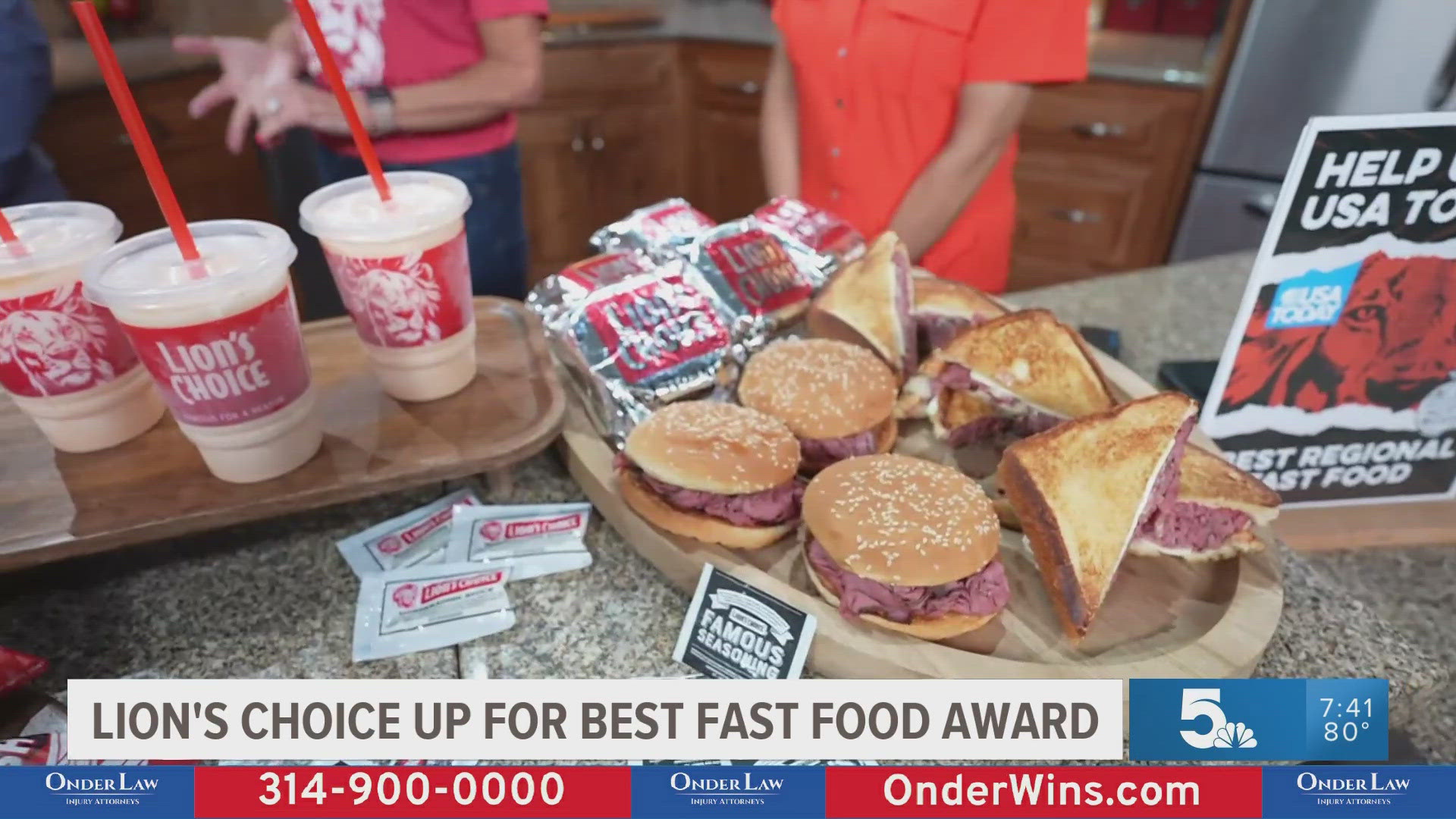 USA Today has nominated St. Louis-based chain Lion's Choice as one of the best regional fast food restaurants in the U.S.