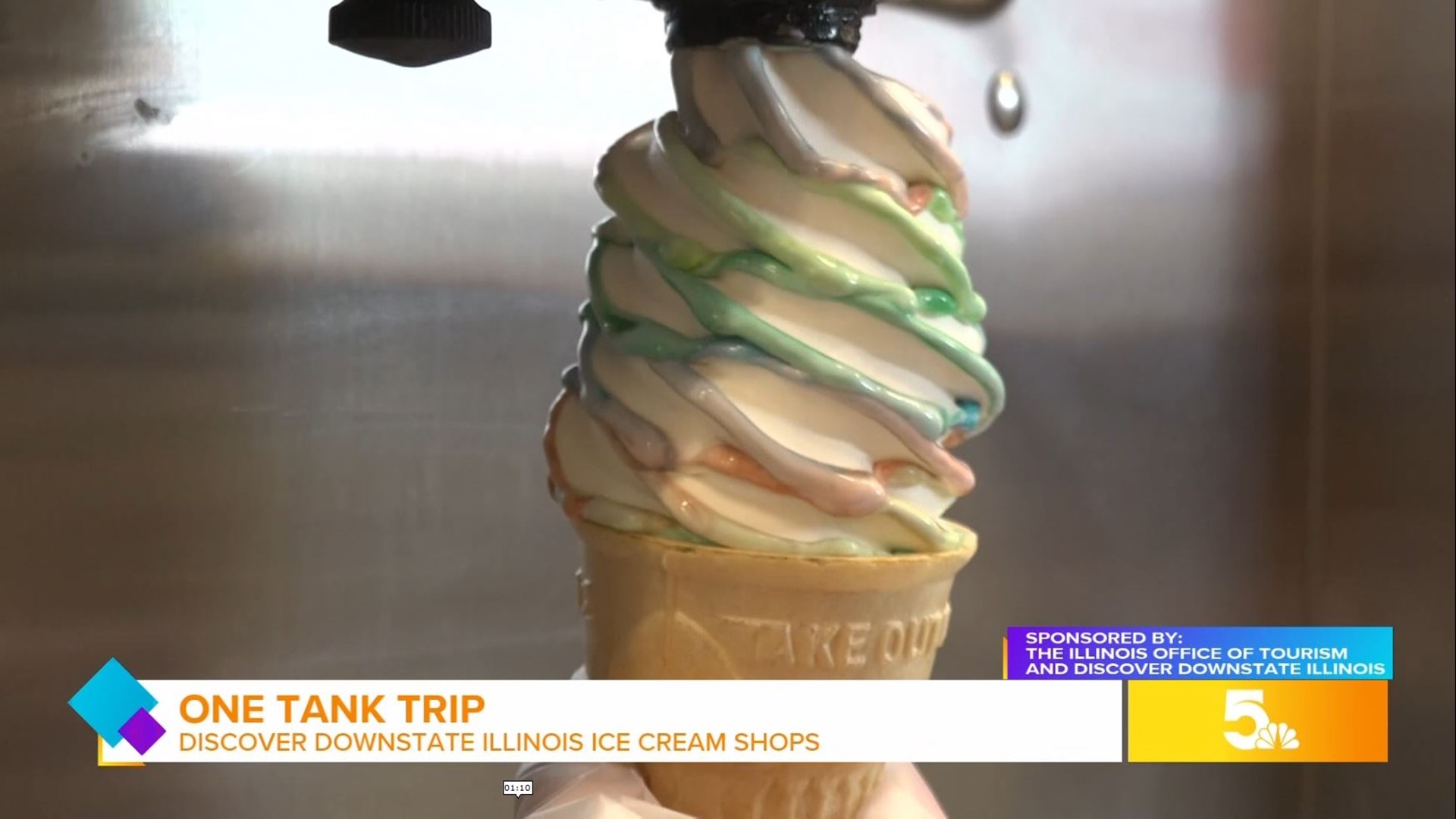 Malik stops by two ice cream destinations in Downstate Illinois - Dairy King and C-Town Twist.