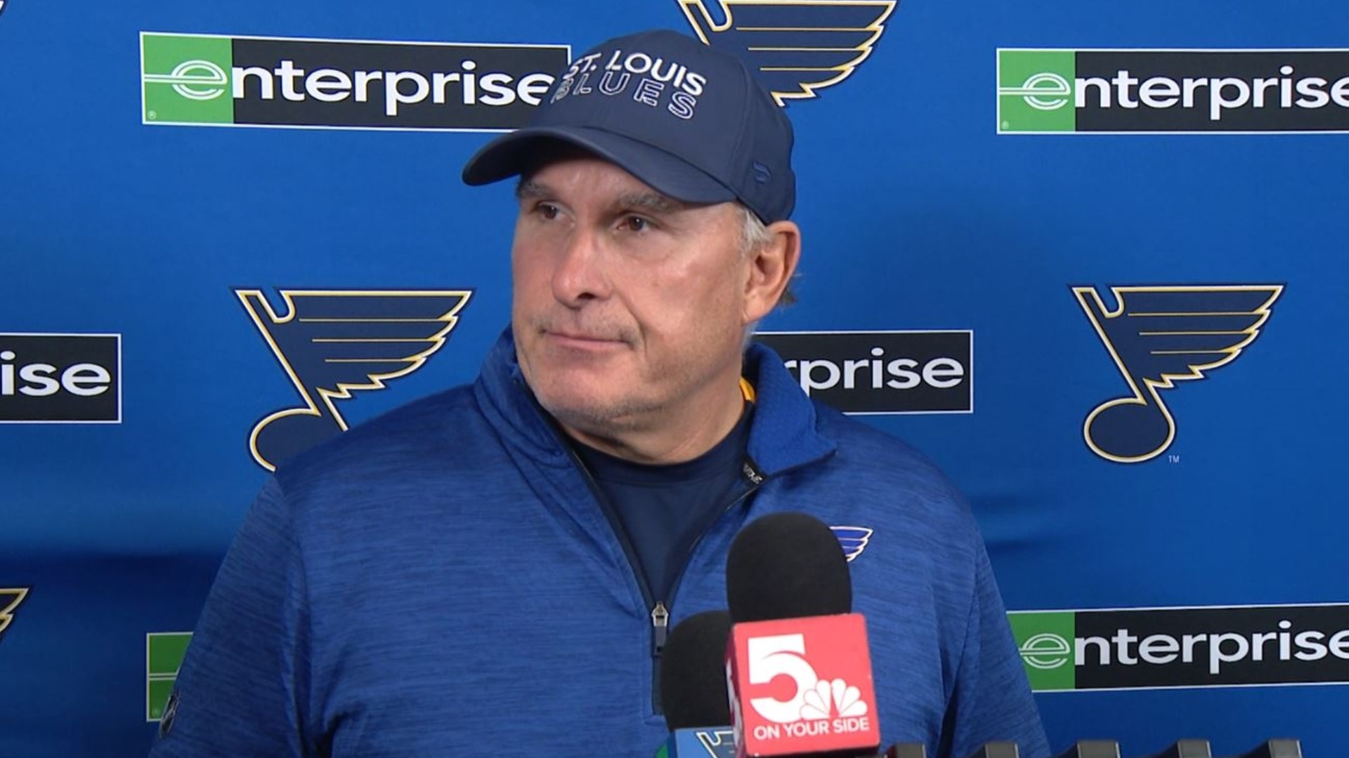 St. Louis Blues head coach Craig Berube discusses the team's roster and final preseason games. The Note begins the regular season on Oct. 12.