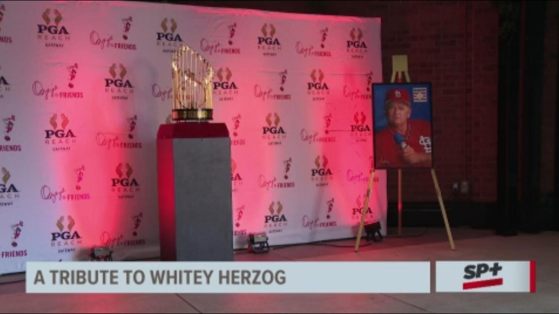 Former St. Louis Cardinal Ozzie Smith wanted to have a special to honor Whitey Herzog. The proceeds benefited the Gateway Reach Program.