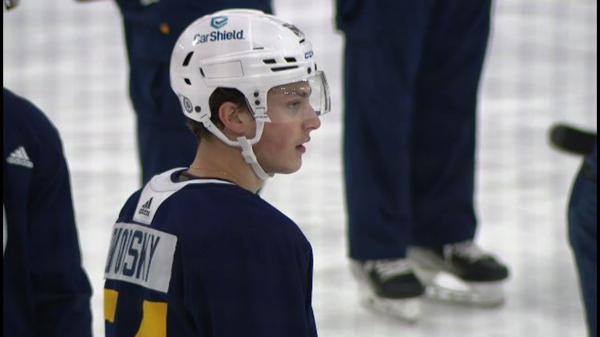 The teenage sensation scored 45 goals in 52 games in the OHL last year. Now, he'll get a shot to make the Blues roster.