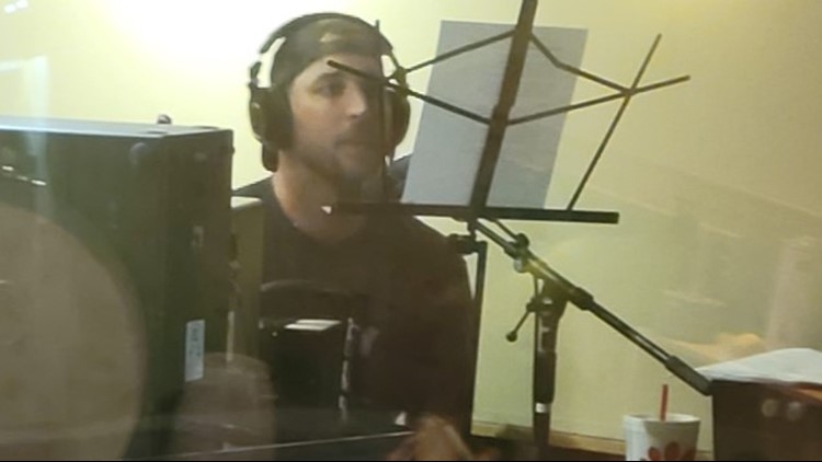 Being in a recording studio instead of on the mound leaves Adam Wainwright feeling like a rookie again