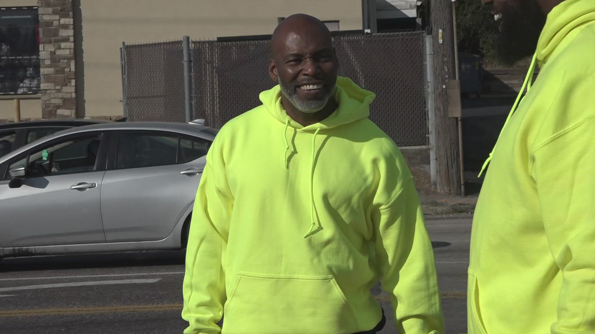 Johnson was hired as a full-time employee of the city's public works department after completing the Urban League of St. Louis' "Save Our Sons" job training program.