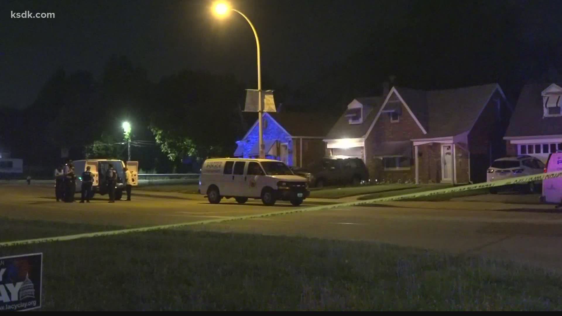 Police responded to the shooting at 2:13 a.m. near Goodfellow Boulevard and McLaran Avenue