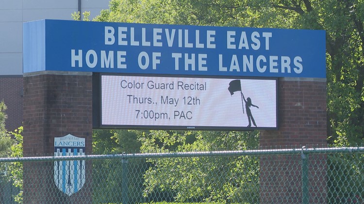 Belleville East High School employee resigns after using racial slur around students