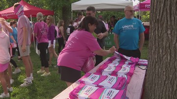 'It touches every one of us:' Thousands gather for 25th annual Susan G. Komen More Than Pink Walk