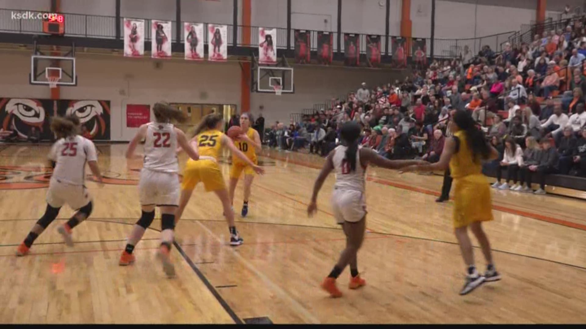 The Edwardsville girls get a big conference win.