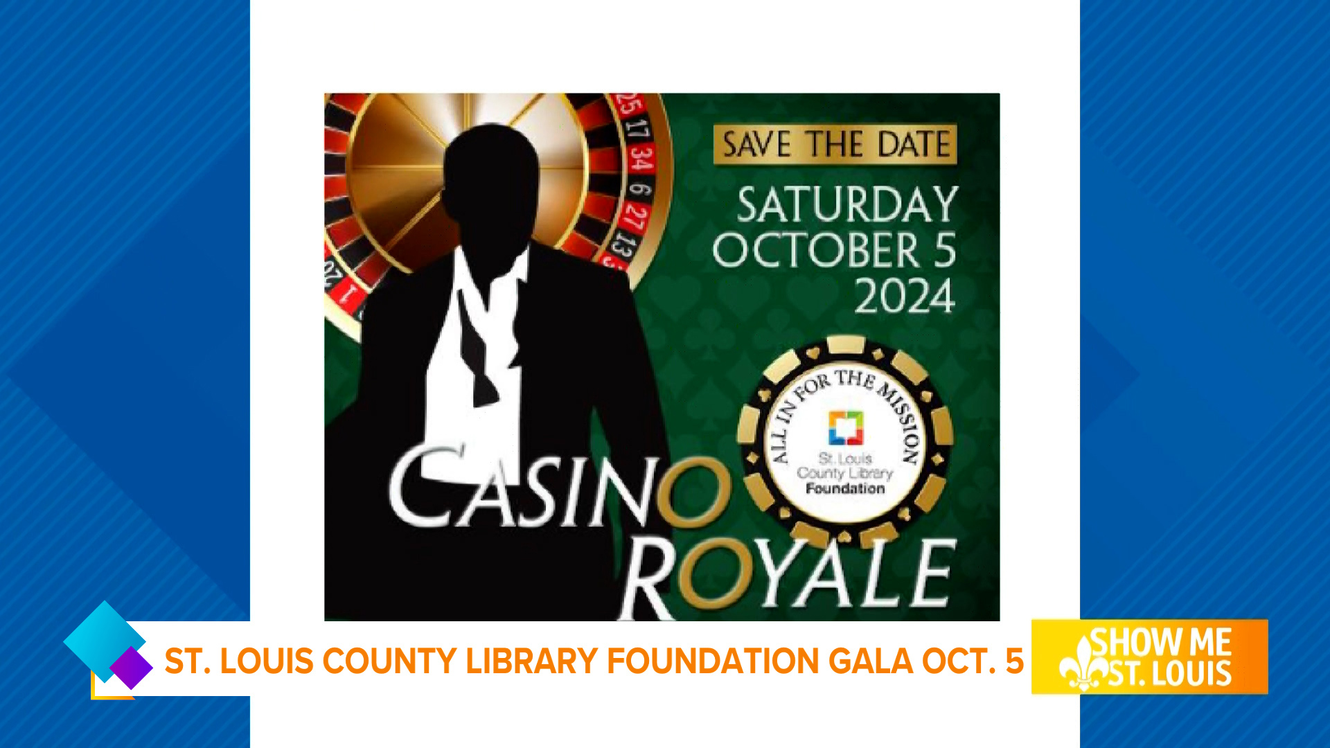 Casino Royale - All in for the Mission is the theme of The St. Louis County Library Foundation Gala