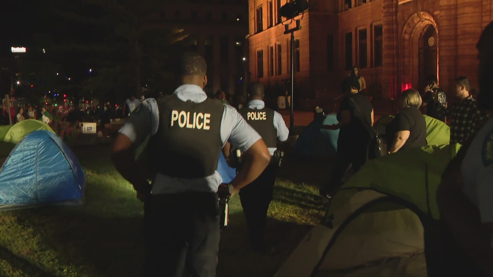 It was a tense scene overnight on the lawn of St. Louis City Hall before Mayor Tishaura Jones decided to postpone the move out of a homeless encampment.
