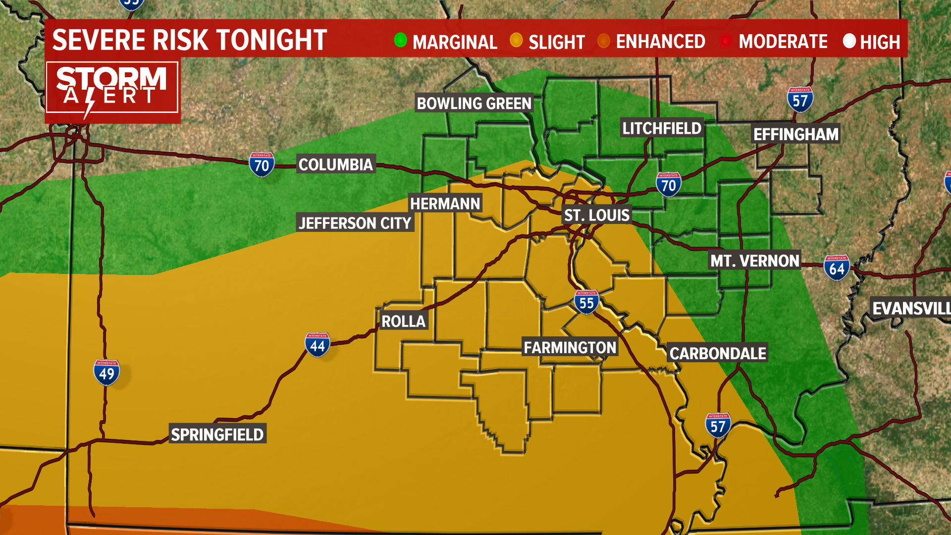 St. Louis weather | Tracking severe storms Friday night | ksdk.com