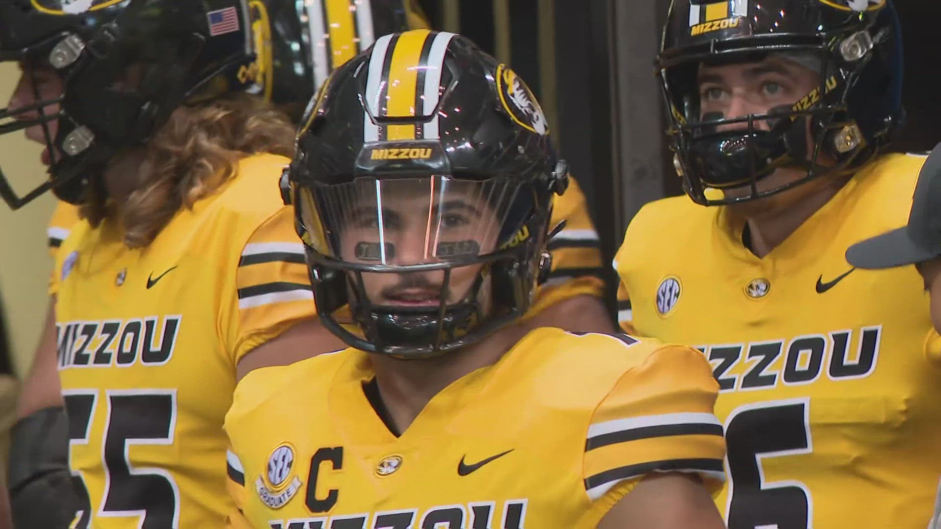 A Mizzou star and Lutheran South graduate could play his professional football in his hometown. Cody Schrader was selected by the Battlehawks in the UFL Draft.