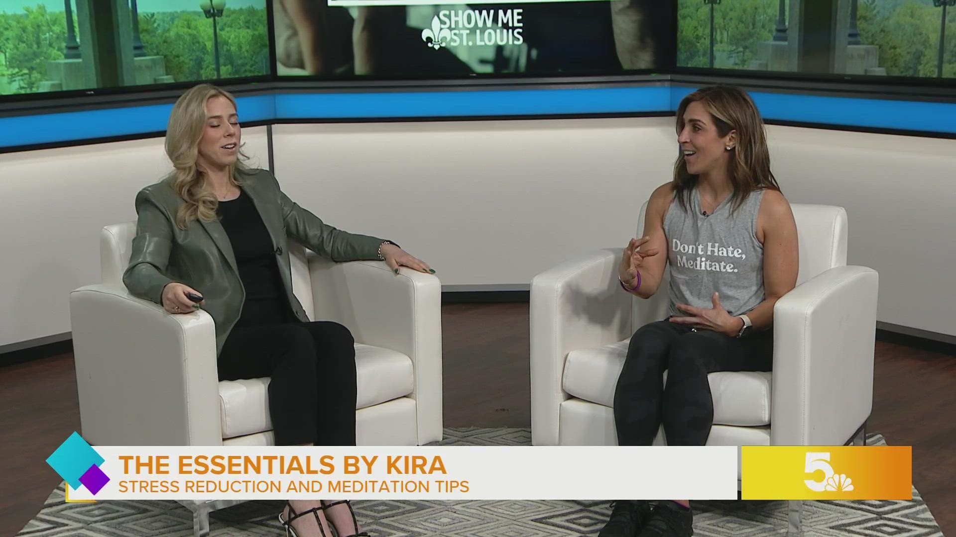 Health and wellness expert, Kira Andersen stops by with tips for Mediation March!