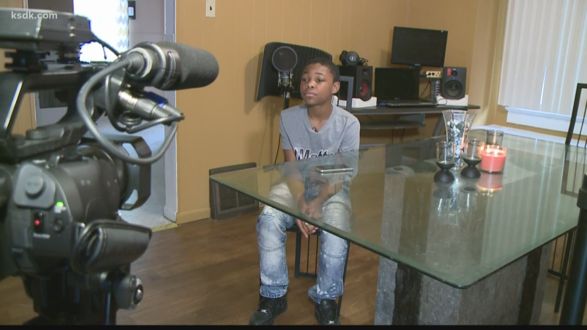 "All those young people getting killed are too young to die to gun violence. I hope my song makes a difference," said 13-year-old Briyan Jackson.