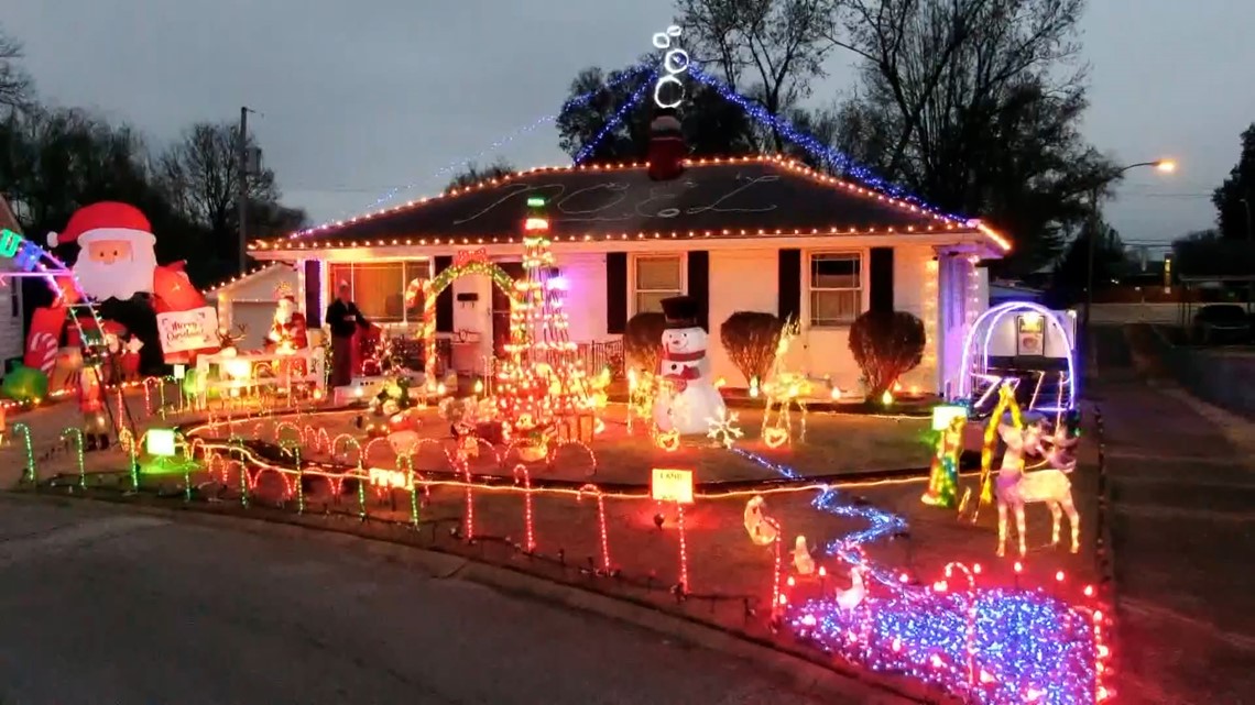 Christmas display in south St. Louis benefits Shriners hospital