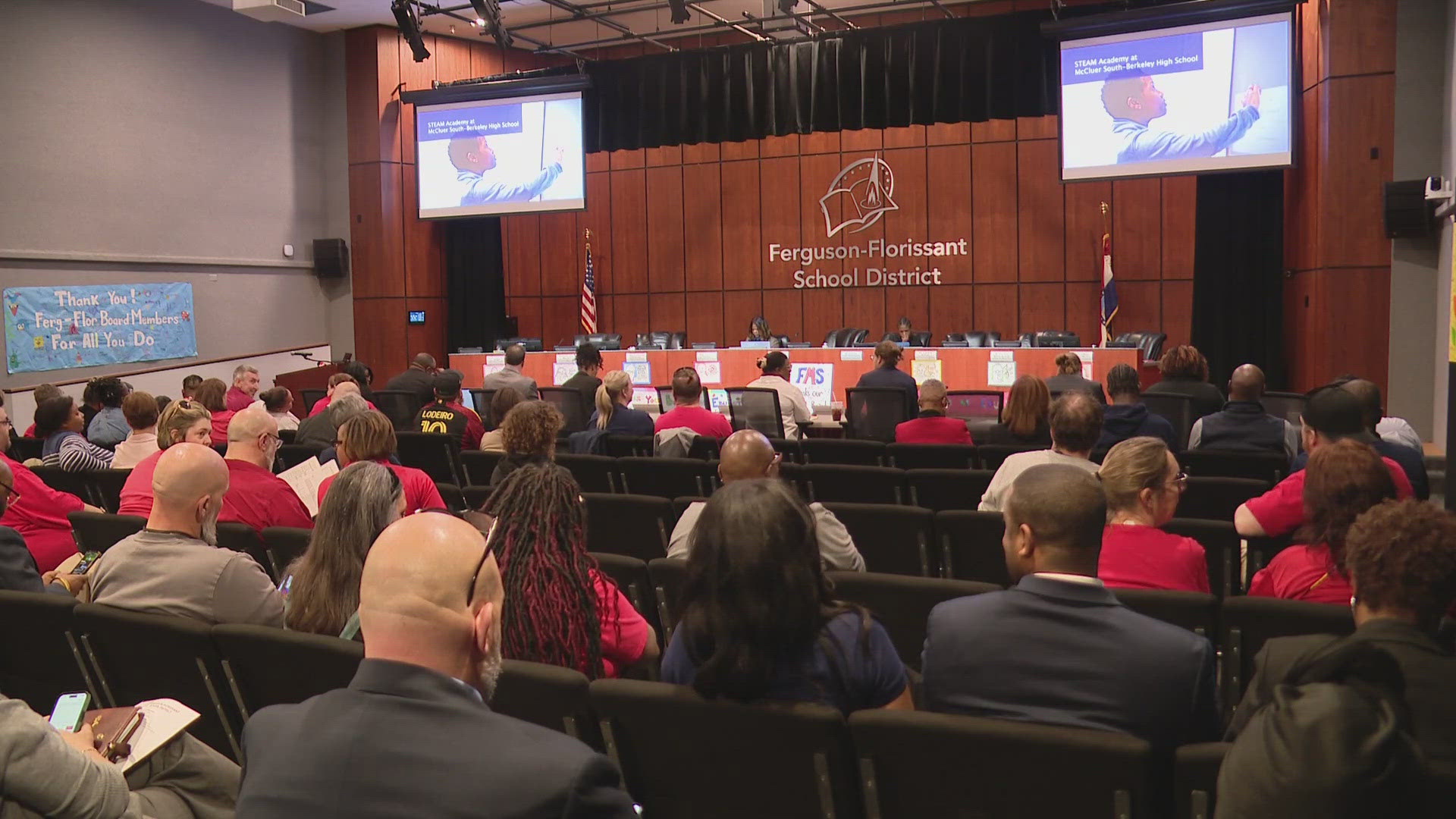 Wednesday night was a chance for Ferguson-Florissant parents, teachers and others to sound off about the district's financial crisis. Many did just that.