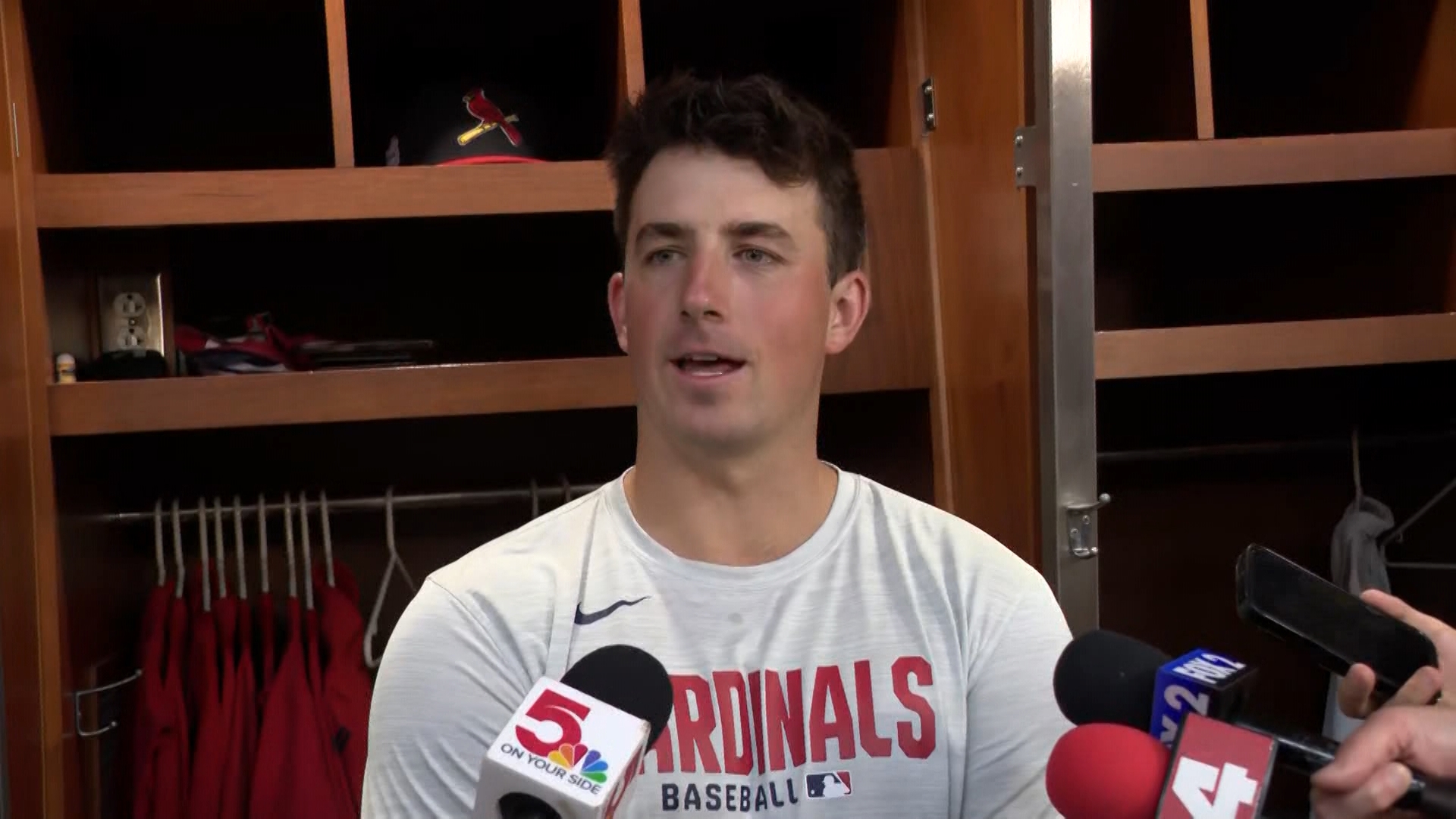 Postgame interview: McGreevy delivers gems on mound as Cardinals sweep series with Reds
