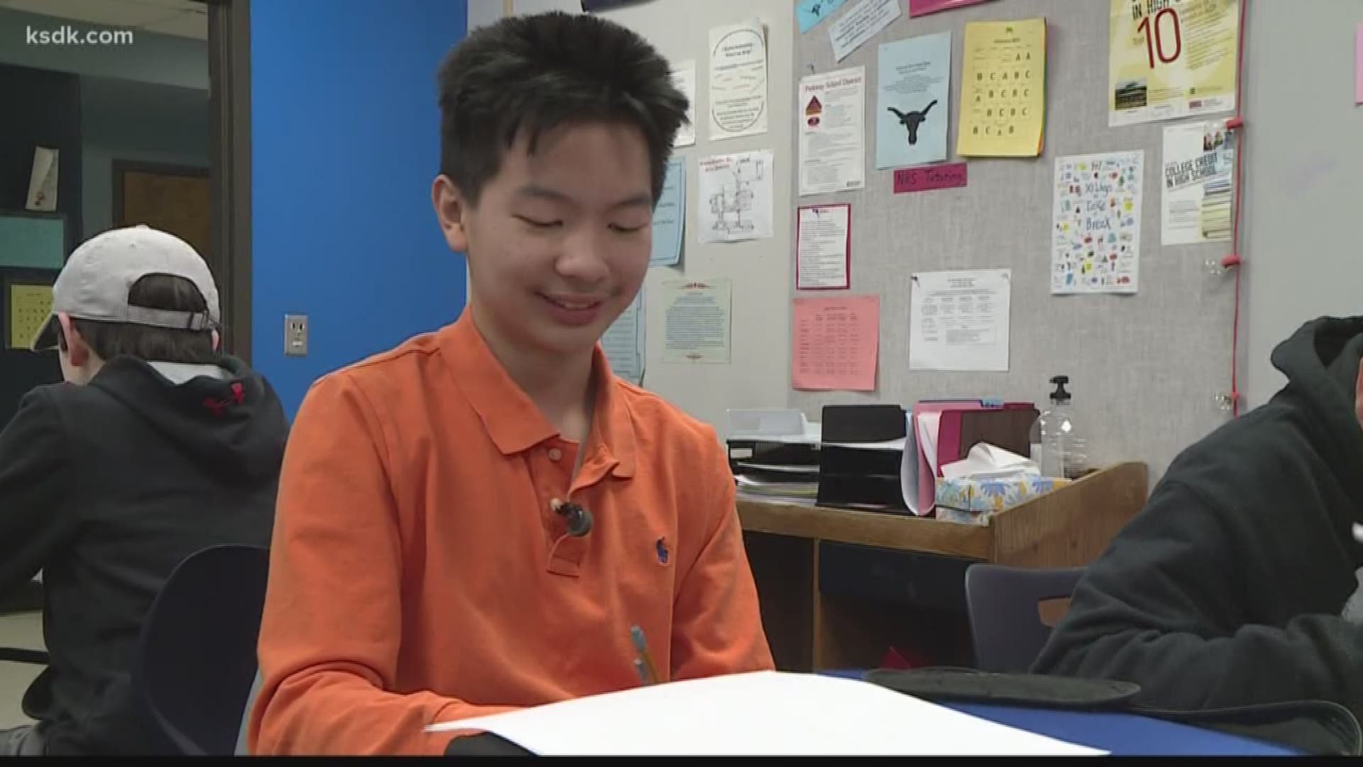 Even though he's not in high school yet, Wilson Gao has already posted a perfect 36 on the ACT.
