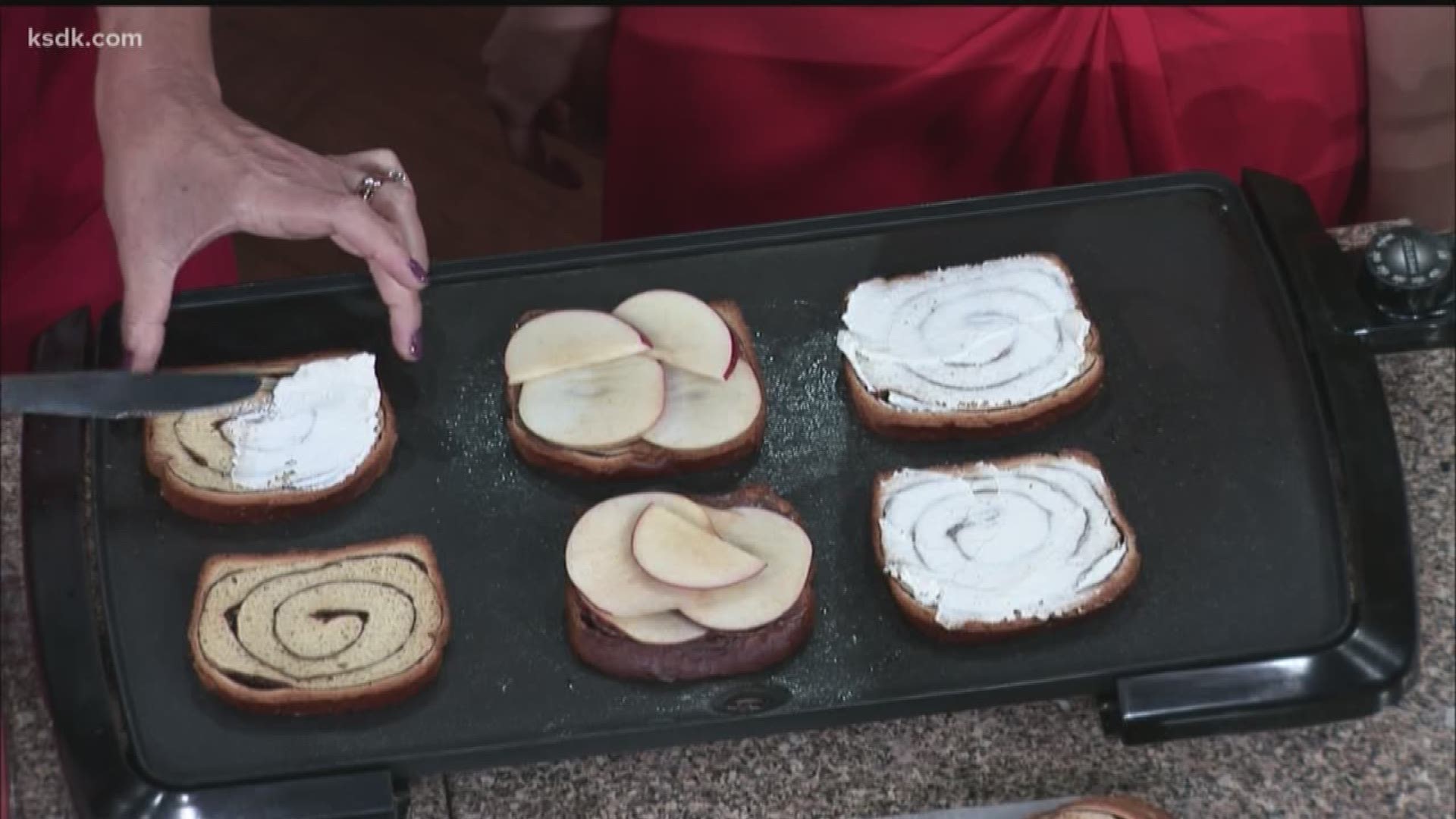 Angie Eckert of Eckert’s Farm is here to share a dessert grilled cheese recipe.