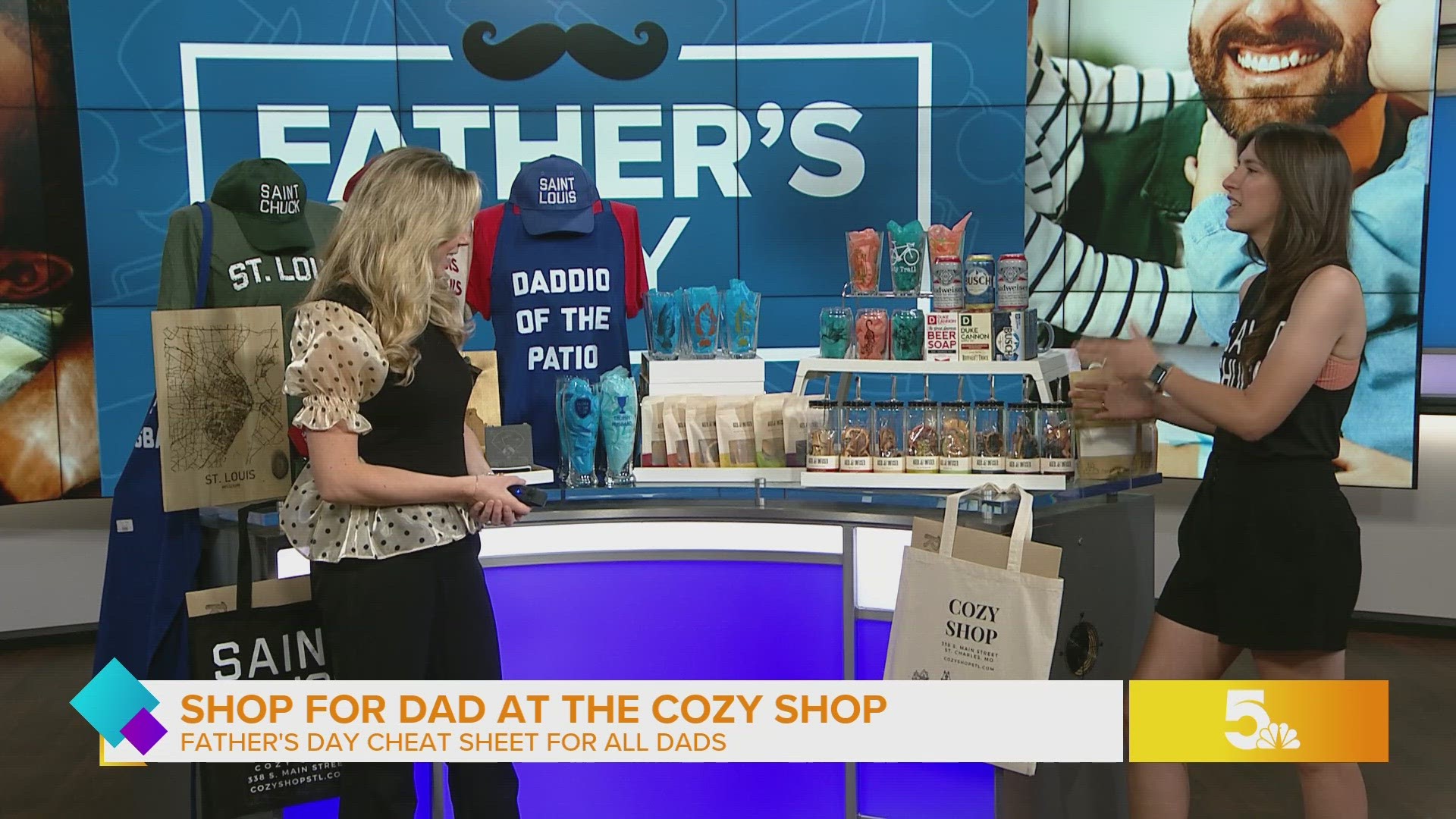 Owner of Cozy Shop, Lydia Crespo, joined Mary in-studio to share gift ideas for all types of dads.