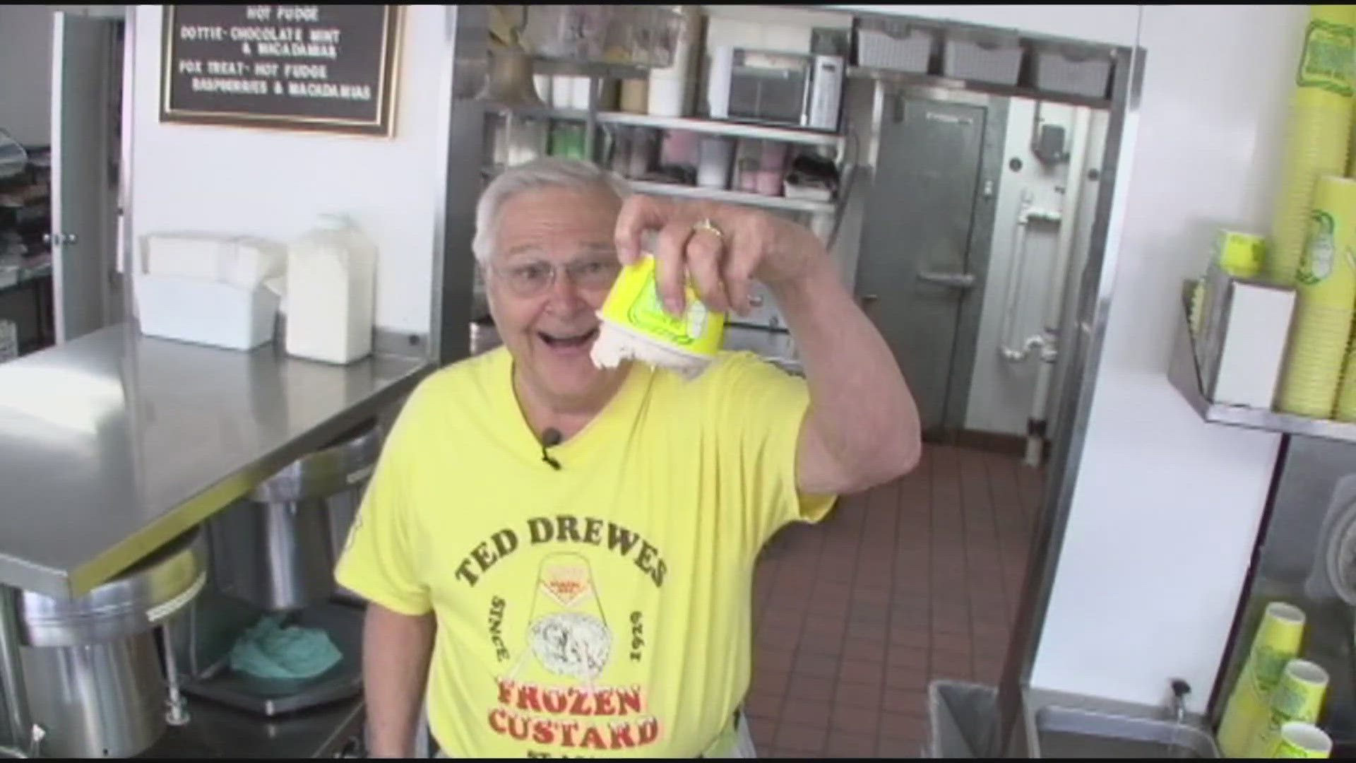 Ted Drewes Jr., 96, died a in August. His frozen custard stand is a St. Louis icon.