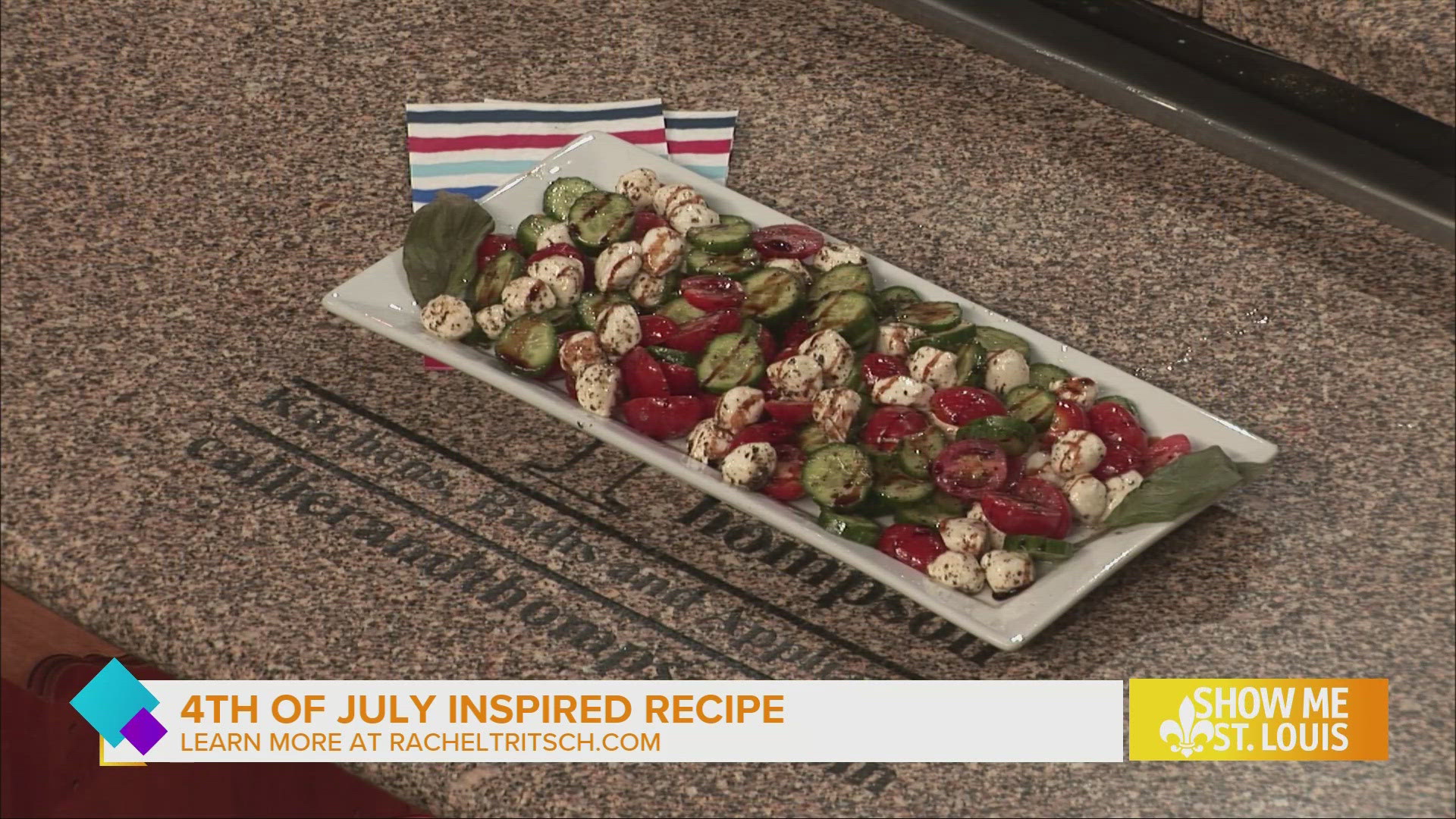 Rachel Tritsch showcases a perfect 4th of July salad on Show Me St. Louis.