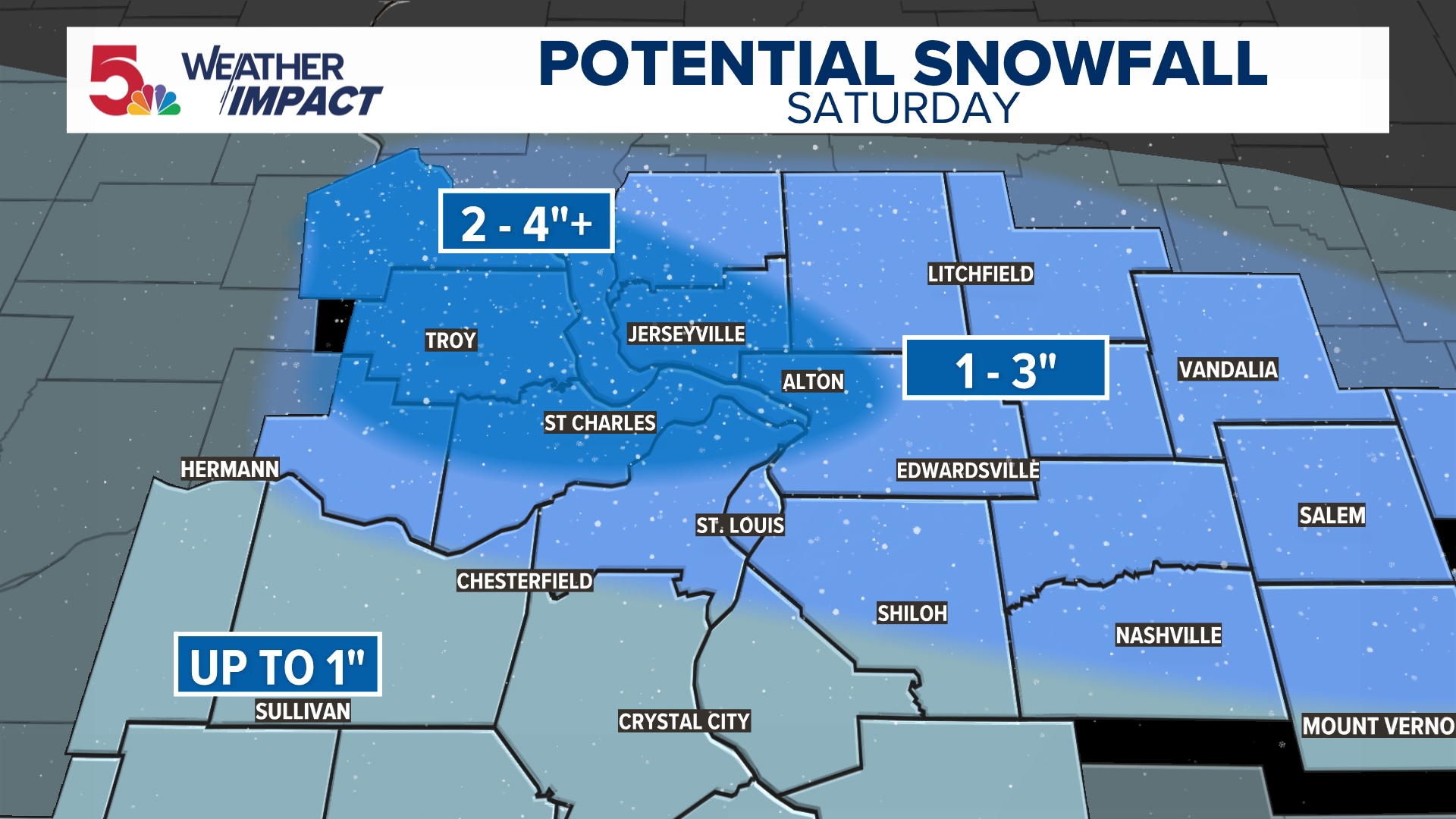 St. Louis could see first measurable snow of the season Saturday | ksdk.com