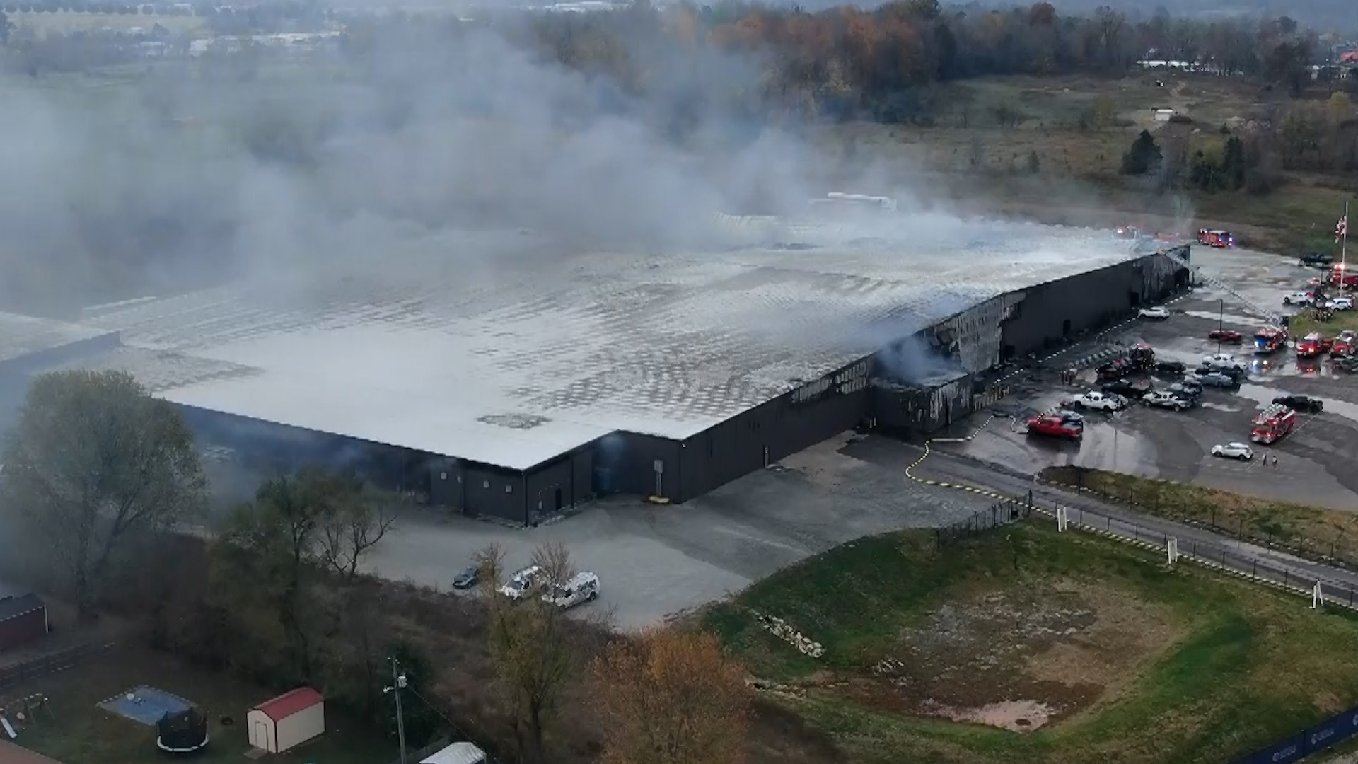 Residents near a battery recycling facility in Fredricktown were evacuated after a fire broke out at the plant Wednesday afternoon. No injuries were reported.